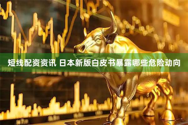 短线配资资讯 日本新版白皮书暴露哪些危险动向